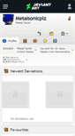 Mobile Screenshot of metalsonicplz.deviantart.com