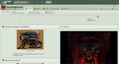 Desktop Screenshot of dravedragonheart.deviantart.com