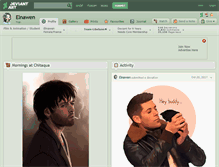 Tablet Screenshot of elnawen.deviantart.com