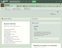 Tablet Screenshot of erimiris.deviantart.com