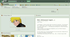 Desktop Screenshot of cisca0kid.deviantart.com