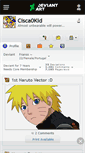 Mobile Screenshot of cisca0kid.deviantart.com