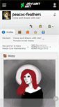 Mobile Screenshot of peacoc-feathers.deviantart.com