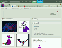 Tablet Screenshot of ampzxd.deviantart.com