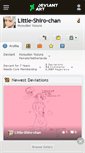 Mobile Screenshot of little-shiro-chan.deviantart.com