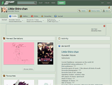 Tablet Screenshot of little-shiro-chan.deviantart.com