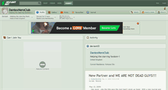 Desktop Screenshot of dantexneroclub.deviantart.com