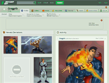 Tablet Screenshot of greggrth.deviantart.com