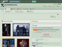 Tablet Screenshot of cherishedmemories.deviantart.com