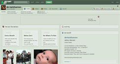 Desktop Screenshot of deviantshannon.deviantart.com