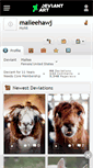 Mobile Screenshot of maileehawj.deviantart.com