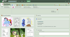 Desktop Screenshot of dunkinbean.deviantart.com