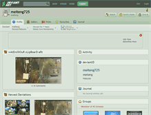 Tablet Screenshot of meiteng725.deviantart.com