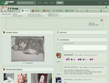 Tablet Screenshot of f-f-freak.deviantart.com