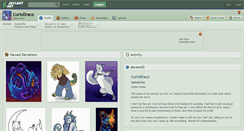 Desktop Screenshot of curiodraco.deviantart.com