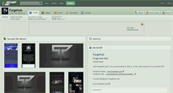 Desktop Screenshot of forgehub.deviantart.com