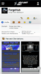 Mobile Screenshot of forgehub.deviantart.com