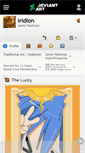 Mobile Screenshot of iridion.deviantart.com