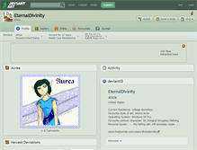 Tablet Screenshot of eternaldivinity.deviantart.com
