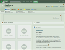 Tablet Screenshot of marageneva.deviantart.com