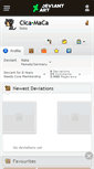 Mobile Screenshot of cica-maca.deviantart.com
