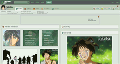 Desktop Screenshot of jakotsu.deviantart.com