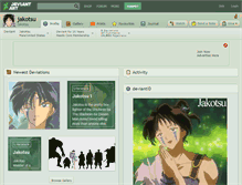 Tablet Screenshot of jakotsu.deviantart.com