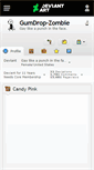 Mobile Screenshot of gumdrop-zombie.deviantart.com