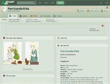 Tablet Screenshot of fem-scandia-erika.deviantart.com