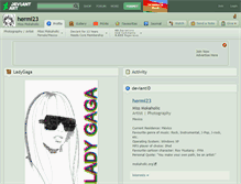 Tablet Screenshot of hermi23.deviantart.com