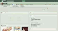Desktop Screenshot of kuro-aiko.deviantart.com