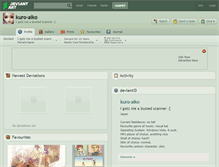 Tablet Screenshot of kuro-aiko.deviantart.com