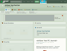 Tablet Screenshot of airgear-yaoi-fanclub.deviantart.com