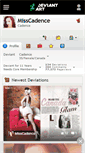Mobile Screenshot of misscadence.deviantart.com