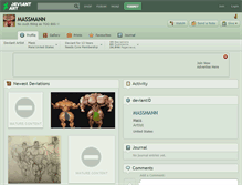 Tablet Screenshot of massmann.deviantart.com