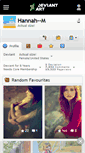 Mobile Screenshot of hannah--m.deviantart.com