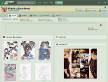 Tablet Screenshot of kirada-zutara-4ever.deviantart.com