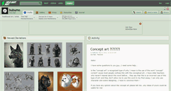 Desktop Screenshot of bubumo.deviantart.com