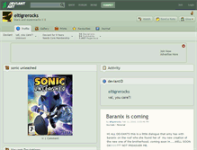 Tablet Screenshot of eltigrerocks.deviantart.com