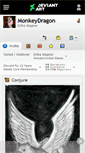 Mobile Screenshot of monkeydragon.deviantart.com