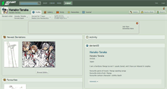 Desktop Screenshot of hanako-tanaka.deviantart.com