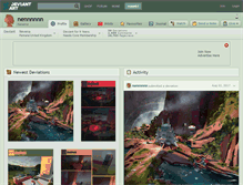 Tablet Screenshot of nennnnnn.deviantart.com