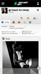 Mobile Screenshot of go-back-to-sleep.deviantart.com