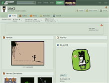 Tablet Screenshot of looc2.deviantart.com