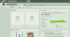Desktop Screenshot of invincible-females.deviantart.com