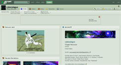 Desktop Screenshot of cyberplague.deviantart.com