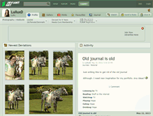 Tablet Screenshot of lulluxd.deviantart.com