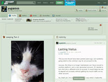 Tablet Screenshot of angiak666.deviantart.com