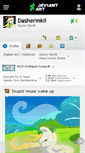 Mobile Screenshot of dashermkii.deviantart.com