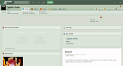 Desktop Screenshot of captain-sham.deviantart.com